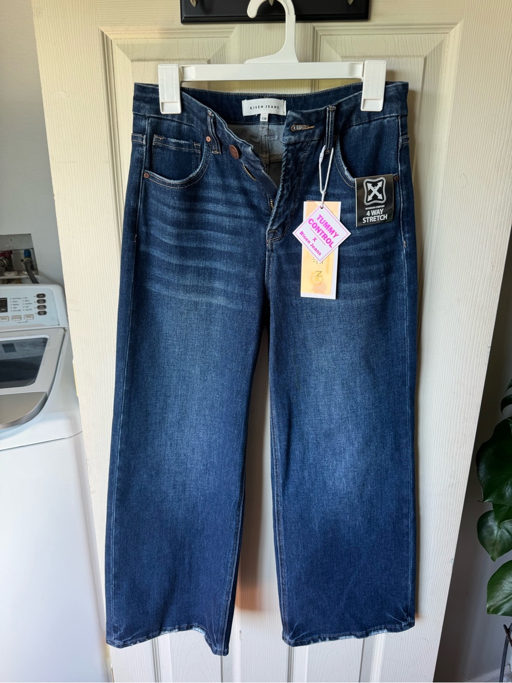 Risen Los Angeles High-Rise Wide Leg Jeans